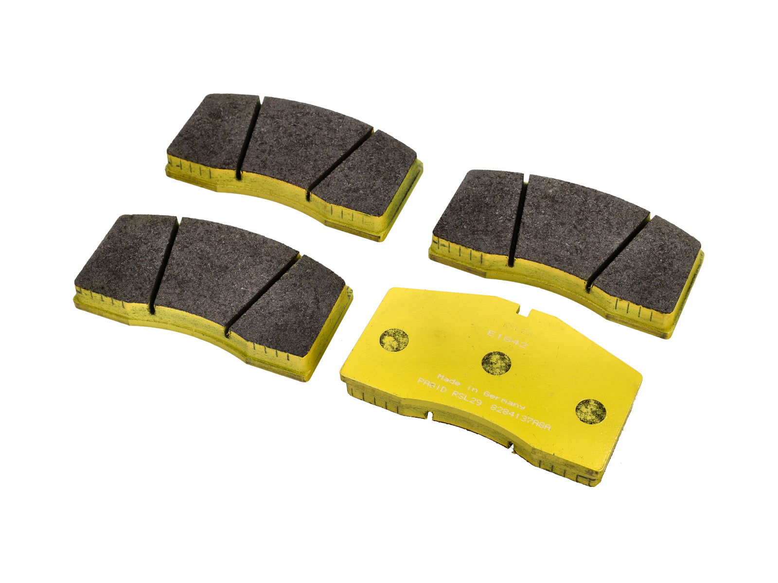 Pagid Bremsbeläge RSL29 passend für BMW F-Reihe TRACK PACK 6/4 Kolben (Grauer Bremssattel)