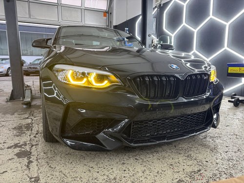 DRL Tagfahrlichter Module gelb weiß switch CSL Modul passend für BMW M2 (F87/F22/F23) Facelift