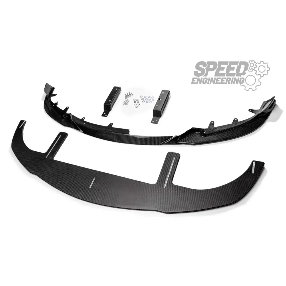 Chassis Mounted Splitter passend für BMW M2C F87 mit Teilegutachten - Frontsplitter