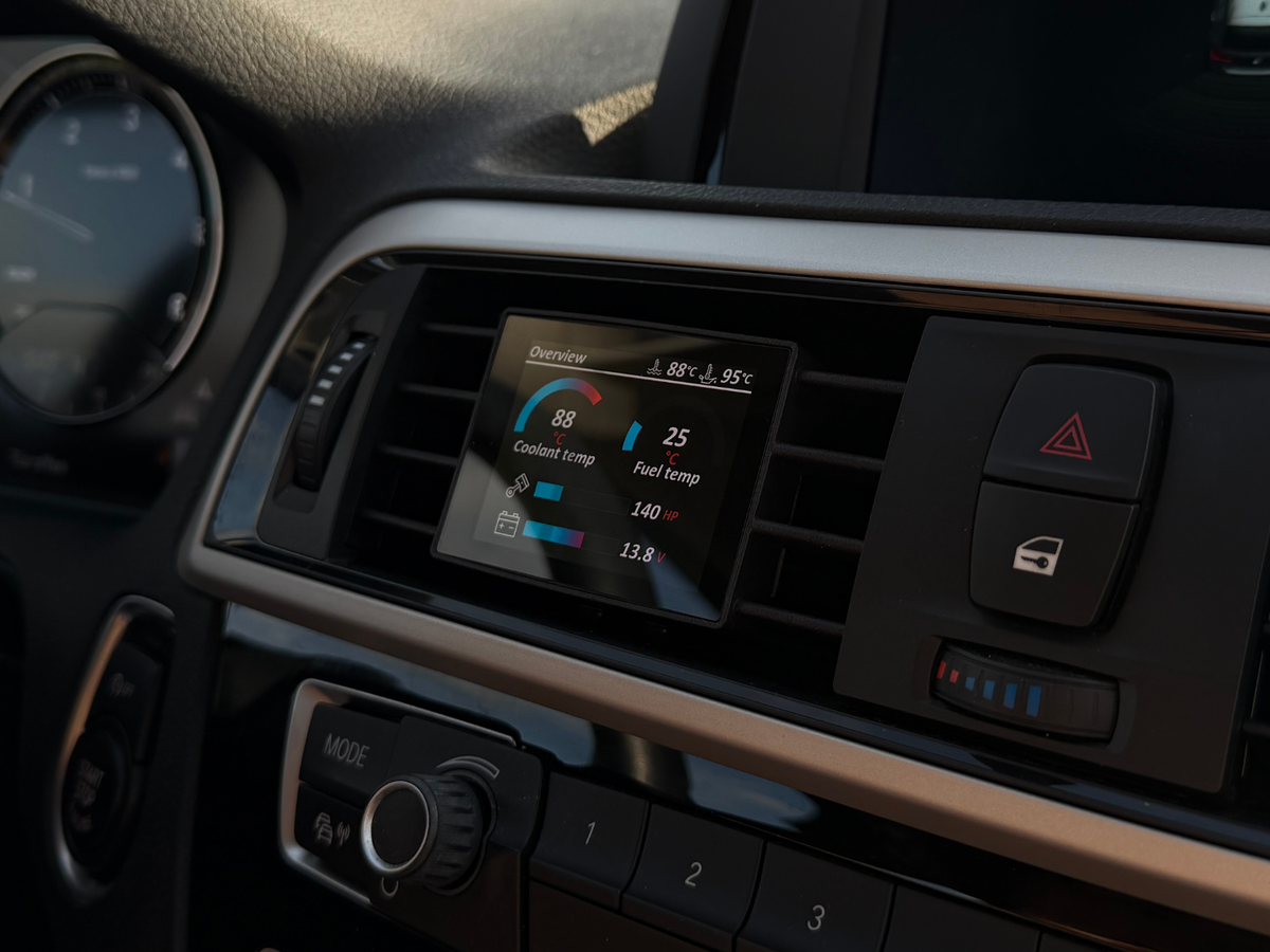 Datendisplay BMW F20 F21 F22 F23 F87 ECKIG