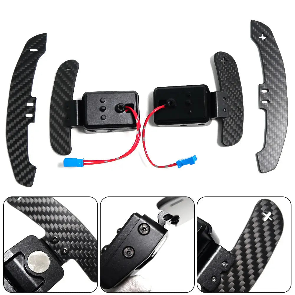 Magnetische Schaltwippen / magnetic paddle Shifter für fast alle BMW F- UND G- Reihe Modelle - Universal