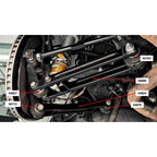 Millway Uniballlager hintere Querlenker innen passend für E9x M3 E82 1M | F87 M2 F8x G8x M4 BMW - Achslagerung