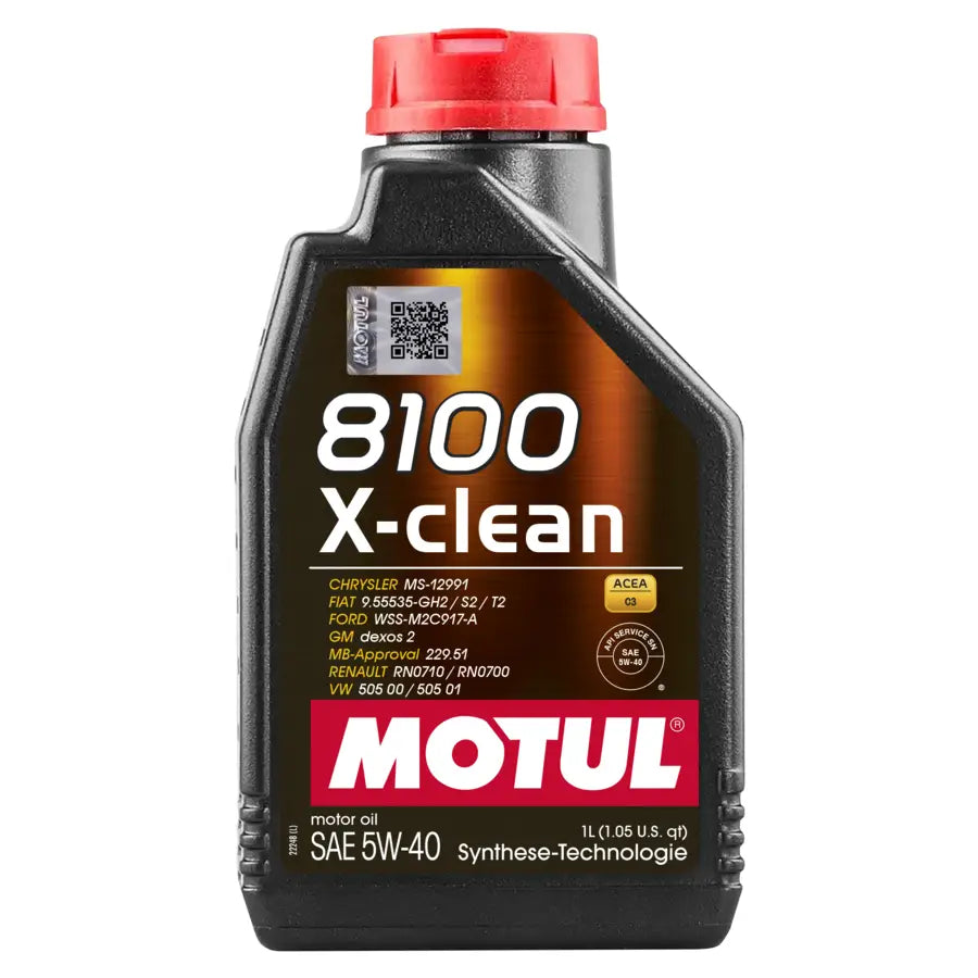Ölwechsel Service Set passend für BMW M2 M3 M4 S55 / N55 Motoren - 7x1L MOTUL X CLEAN 5W40 GEN2 OPF - Service
