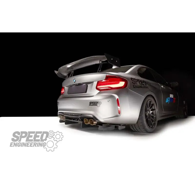 SPEED Big Wing Swan Neck passend für BMW 2XX M2 M2C F87 mit Teilegutachten - Heckflügel