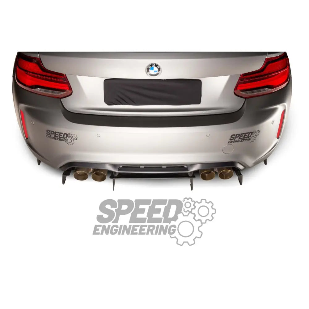 SPEED Diffusor passend für BMW M2 F87 mit Teilegutachten - Diffusor