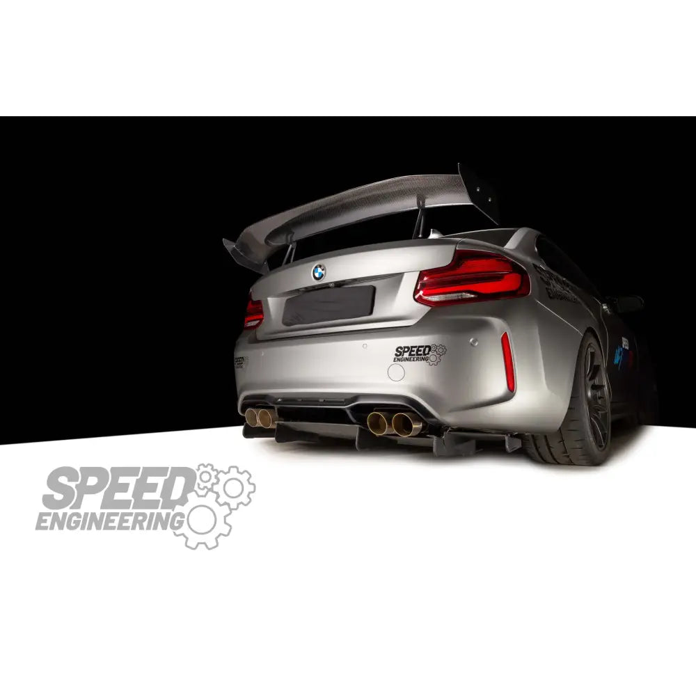 SPEED Diffusor passend für BMW M2 F87 mit Teilegutachten - Diffusor