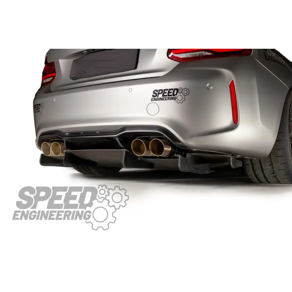 SPEED Diffusor passend für BMW M2 F87 mit Teilegutachten - Diffusor